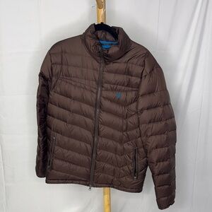 Volcom Mens Dark Brown Puff Puff Give Too Jacket